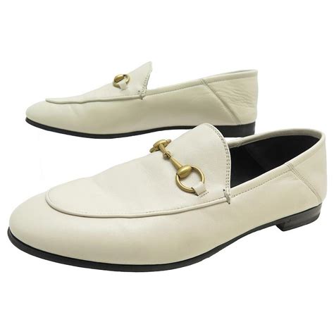 cream gucci loafers|gucci loafers female.